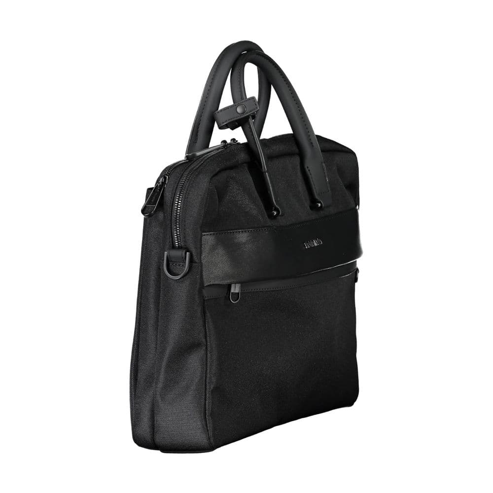 Calvin Klein Nero Polyester Men's Briefcase - 3