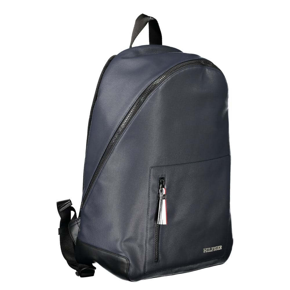 Tommy Hilfiger Blu Polyurethane Men Backpack - 3