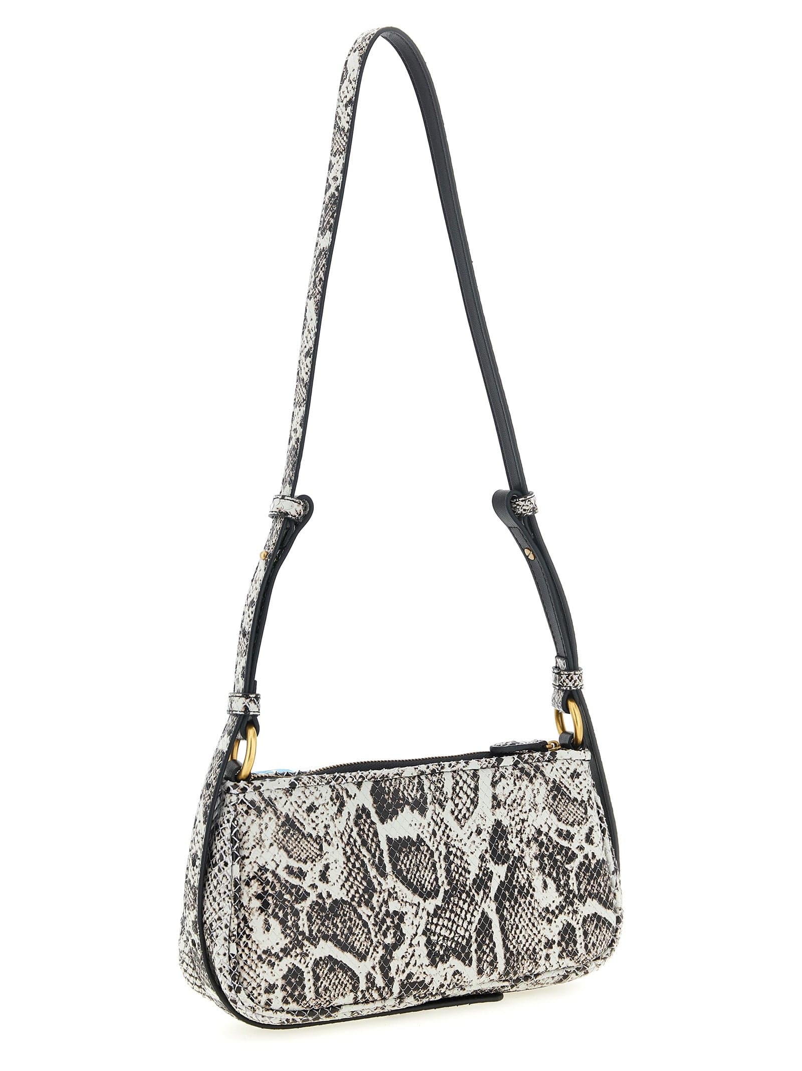 PINKO Gray Calfskin Crossbody Bag - 2