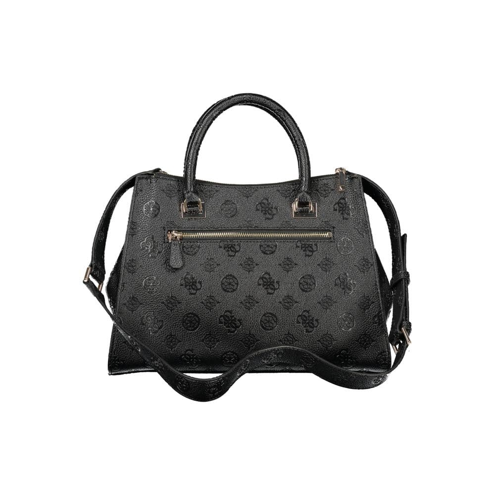 Guess Jeans Nero Poliuretano Woman Handbag - 2