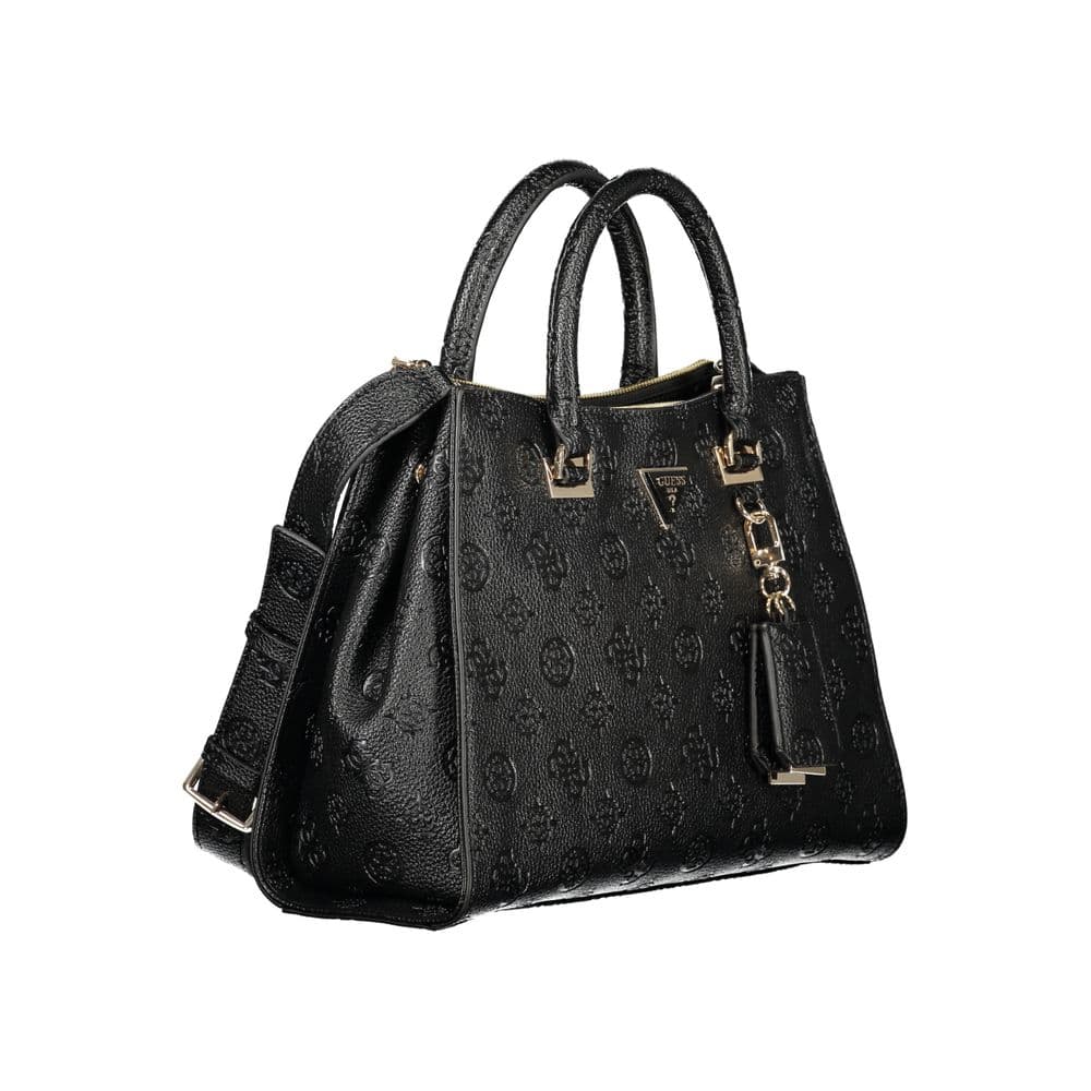 Guess Jeans Nero Poliuretano Woman Handbag - 3