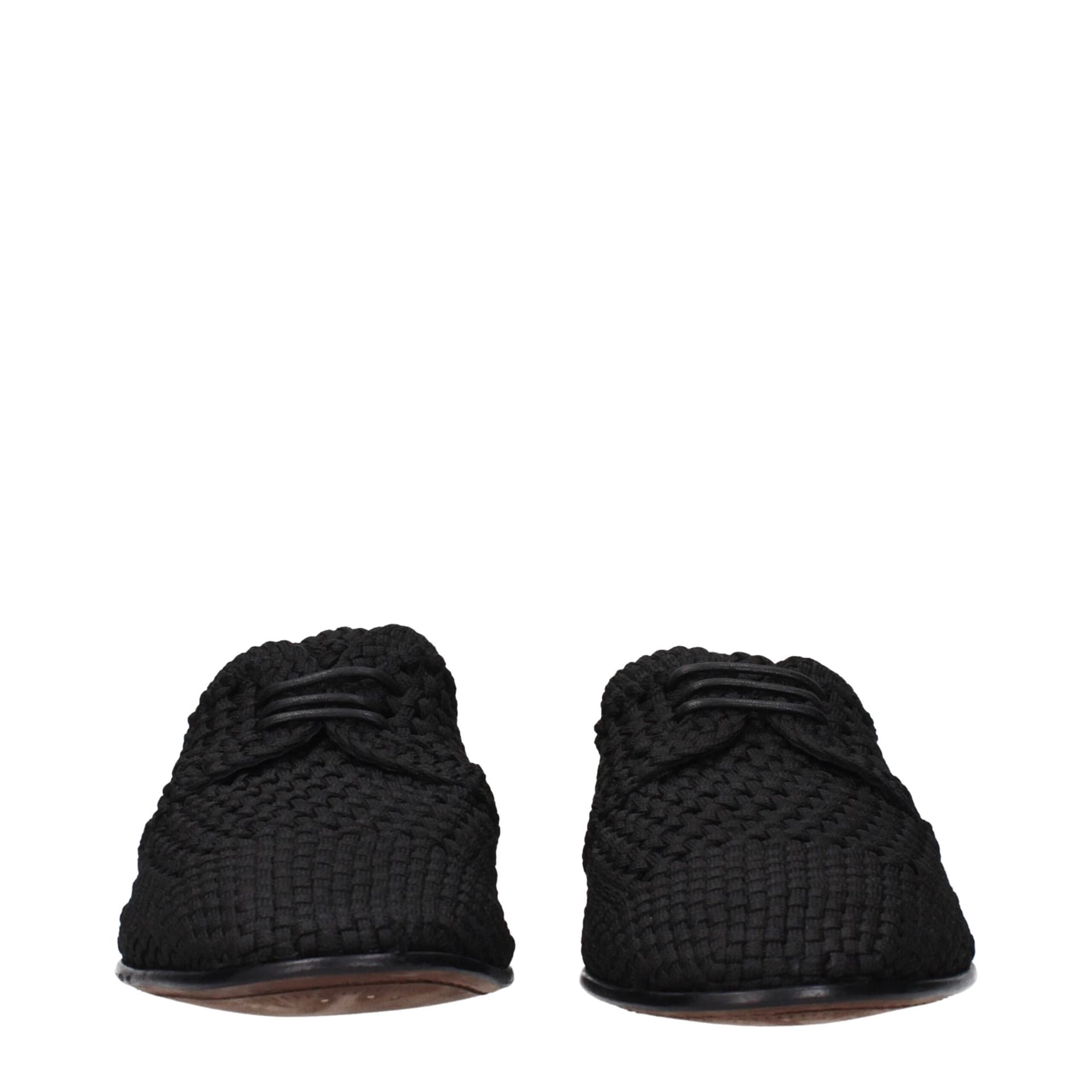 Dolce & Gabbana Black Fabric Oxfords And Derbies - 3