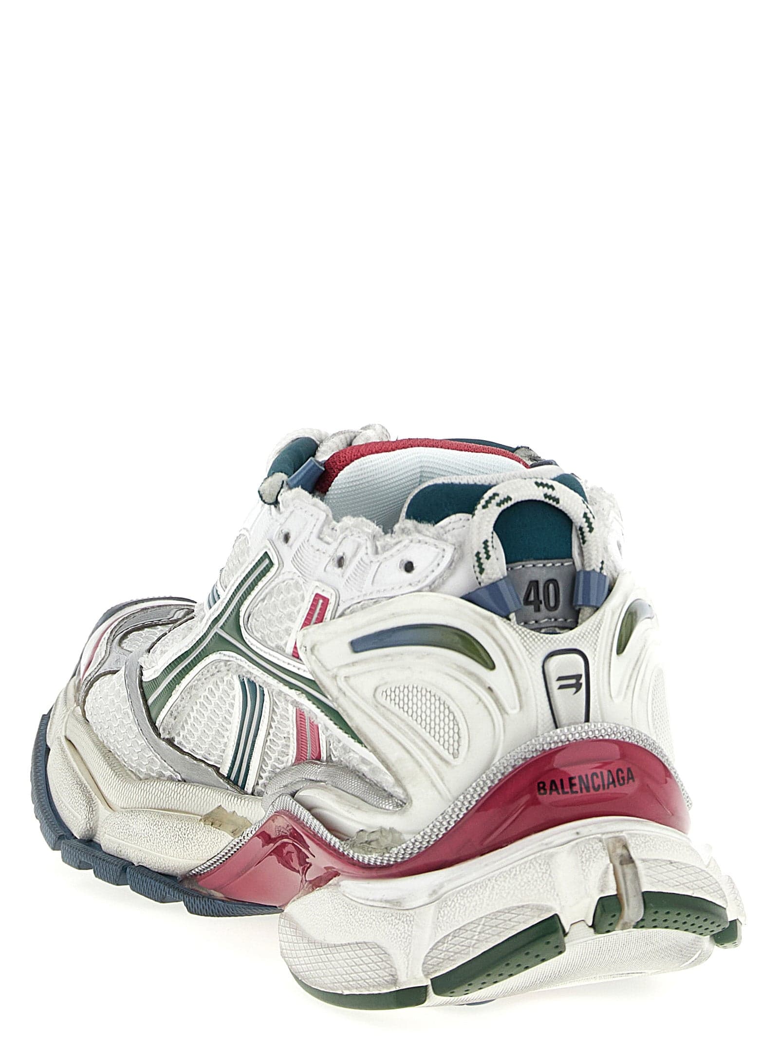 Balenciaga Multicolor Polyethylene Athletic Sneakers - 3