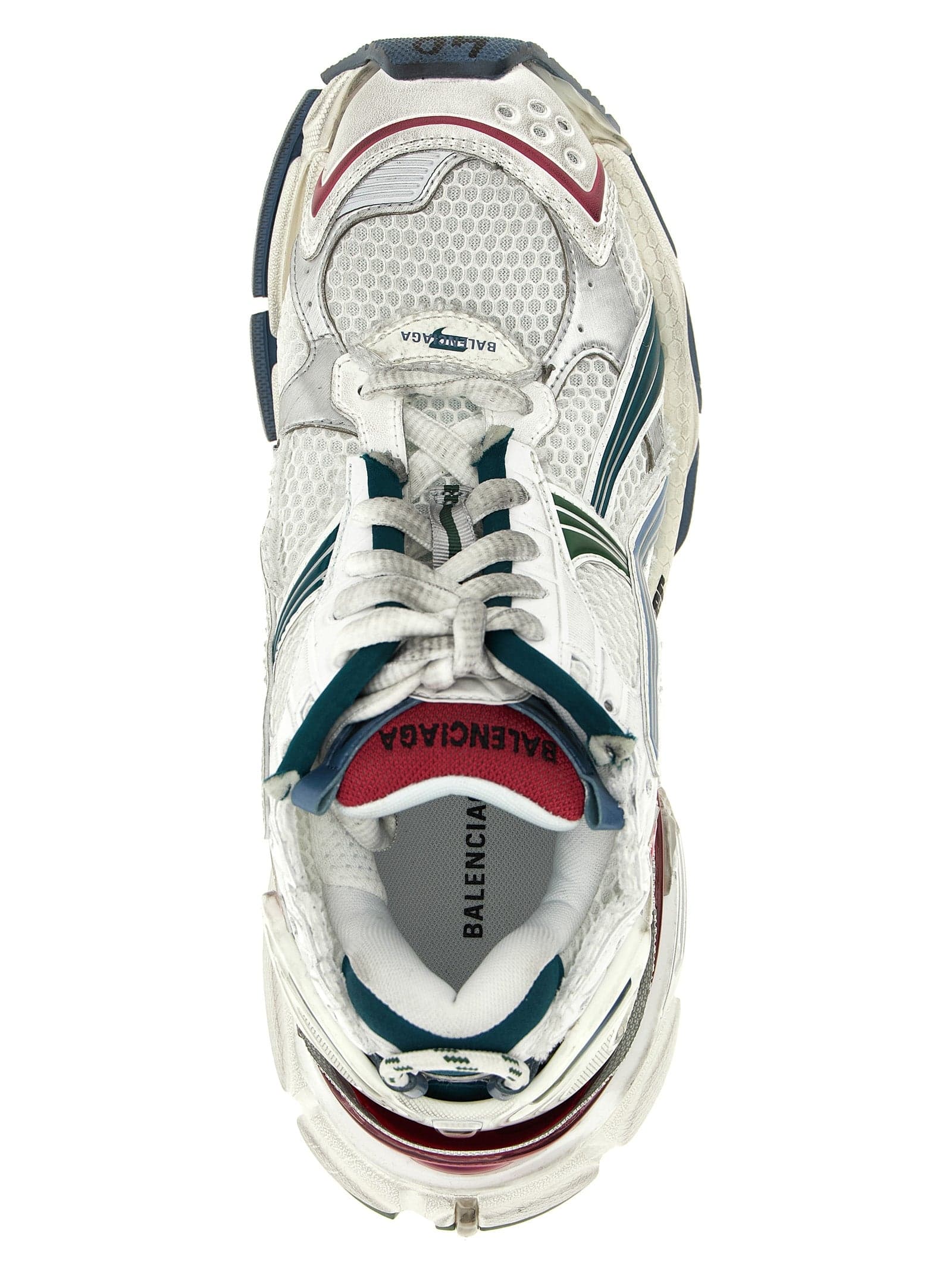 Balenciaga Multicolor Polyethylene Athletic Sneakers - 4
