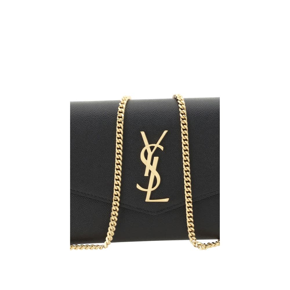 Saint Laurent Black Calf Leather Bos Taurus Wallet - 4