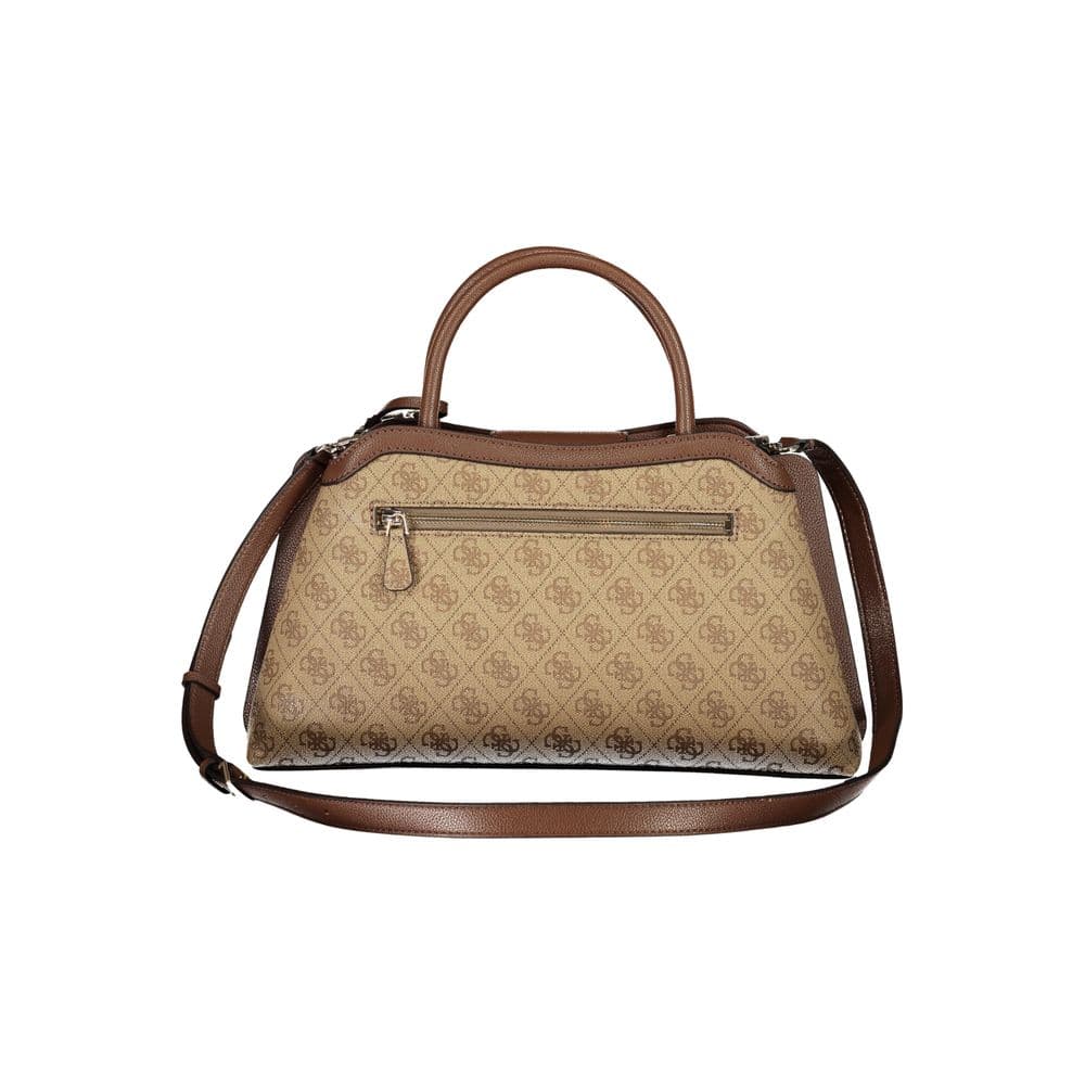 Guess Jeans Beige Polyurethane Women's Bag - 2