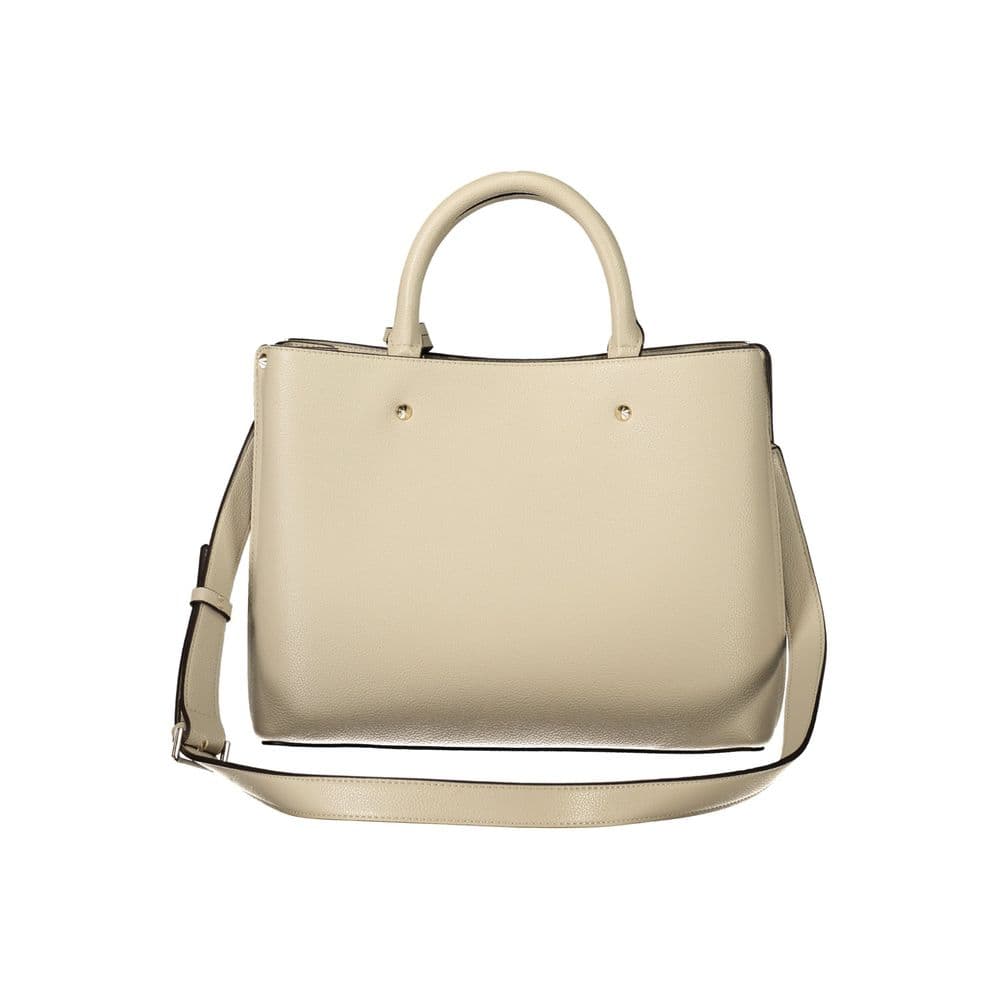 Guess Jeans Beige Polyurethane Women Bag - 2