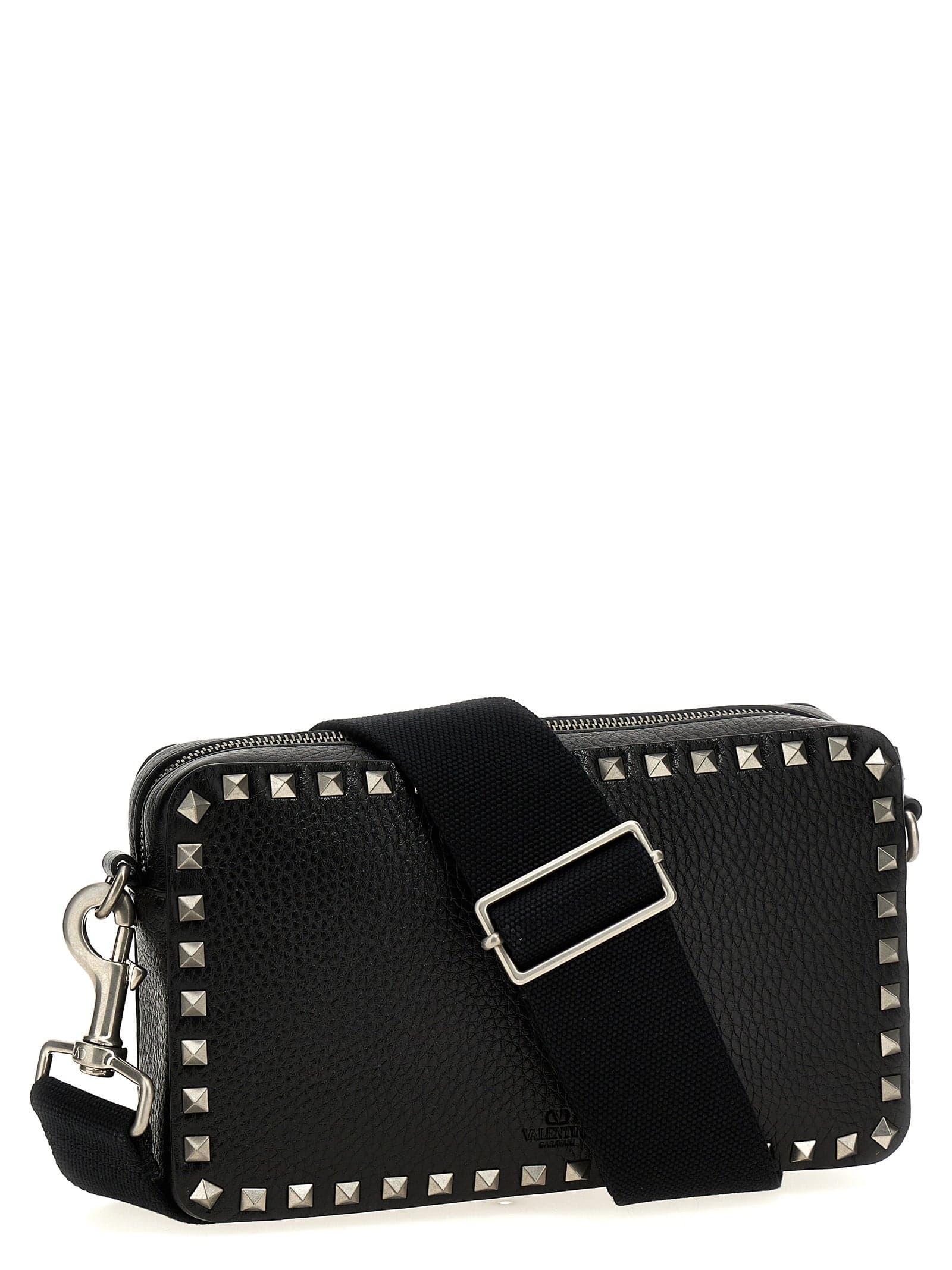 Valentino Garavani Black Calfskin Crossbody Bag - 2