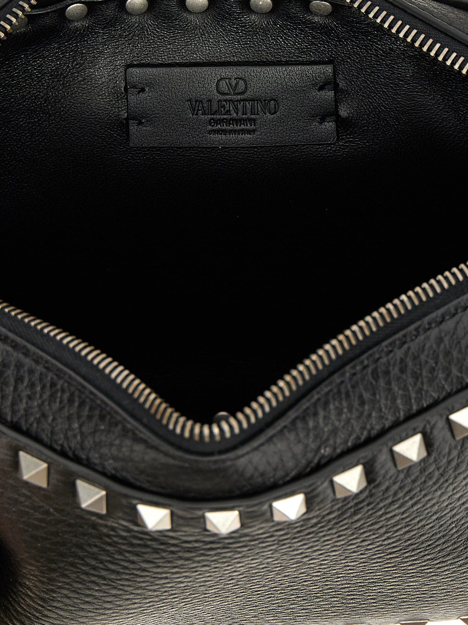 Valentino Garavani Black Calfskin Crossbody Bag - 4