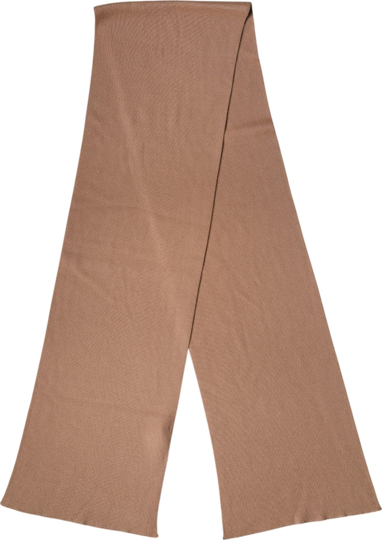 Dolce & Gabbana Brown Cashmere Knitted Neck Wrap Shawl Scarf - 3