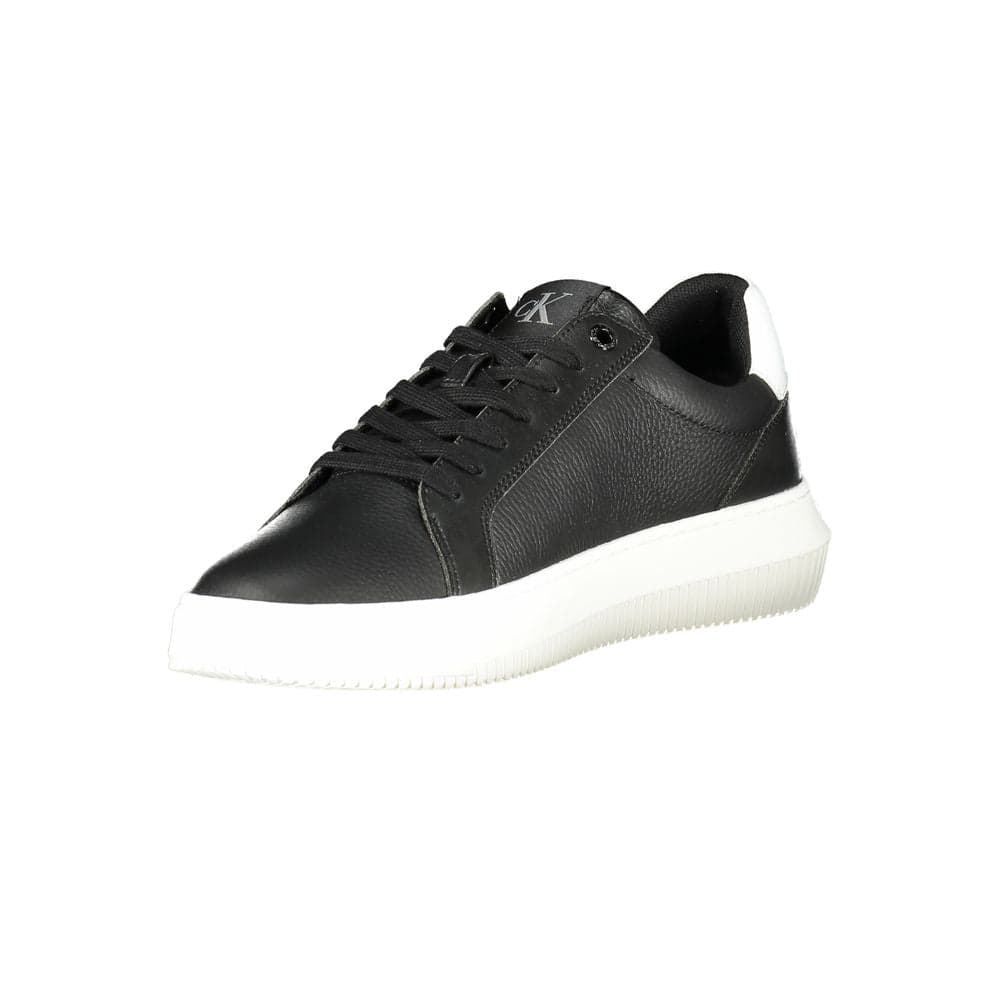 Calvin Klein Black Leather Men Sneaker - 3