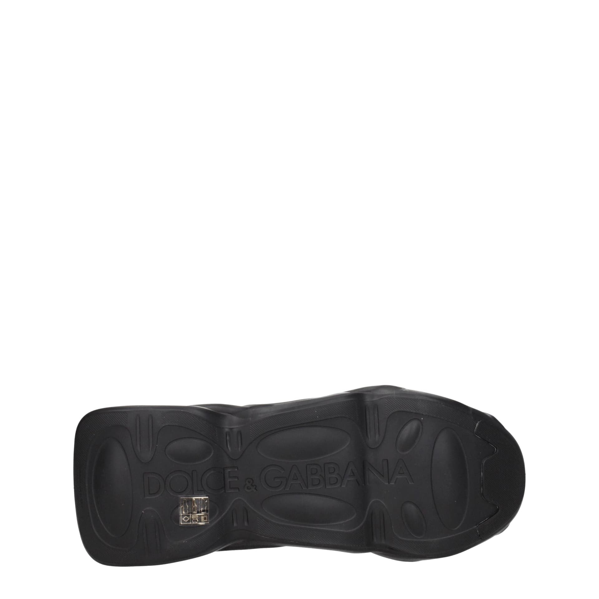 Dolce & Gabbana Black Fabric Chunky Sneakers - 5