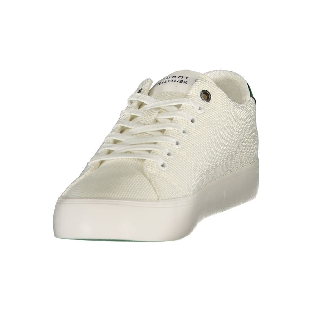 Tommy Hilfiger Bianco Polyester Men's Sneaker - 3