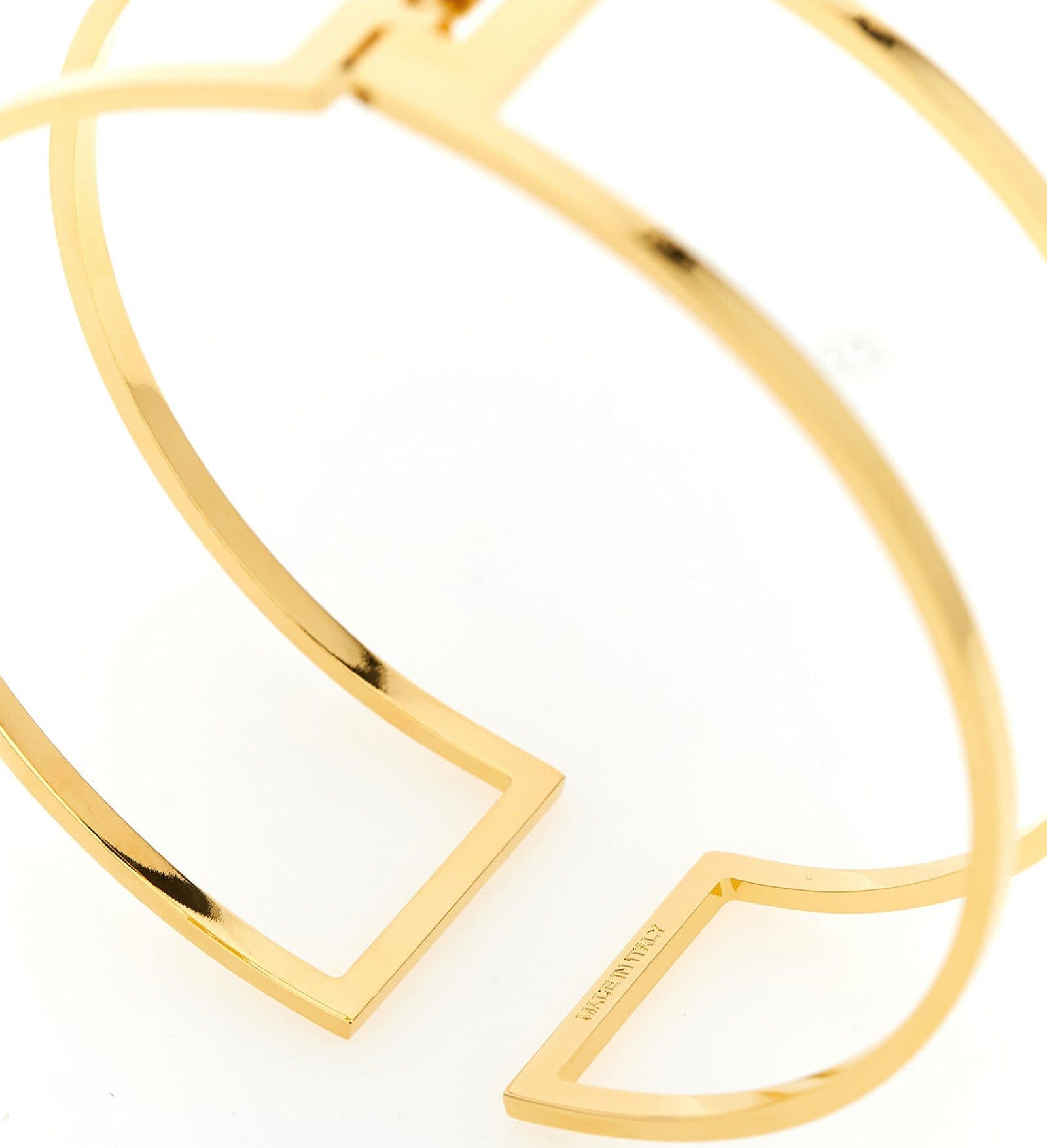 Elisabetta Franchi Gold Brass Necklace - 3