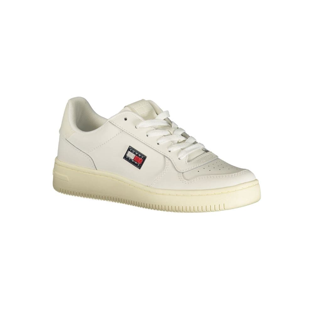 Tommy Hilfiger Bianco Polyurethane Women Sneaker - 2