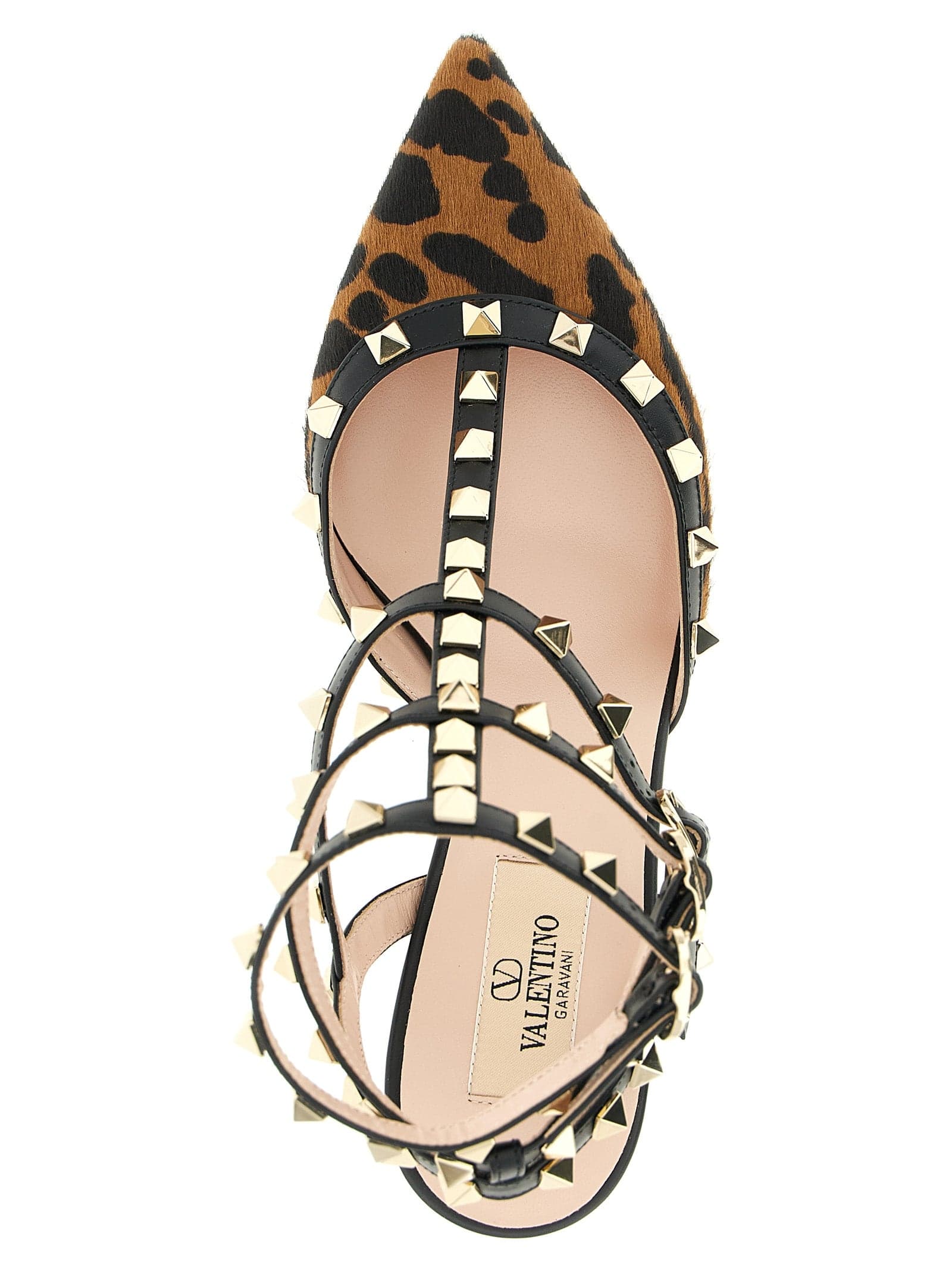 Valentino Garavani Multicolor Calfskin Mid Heel Pumps - 4