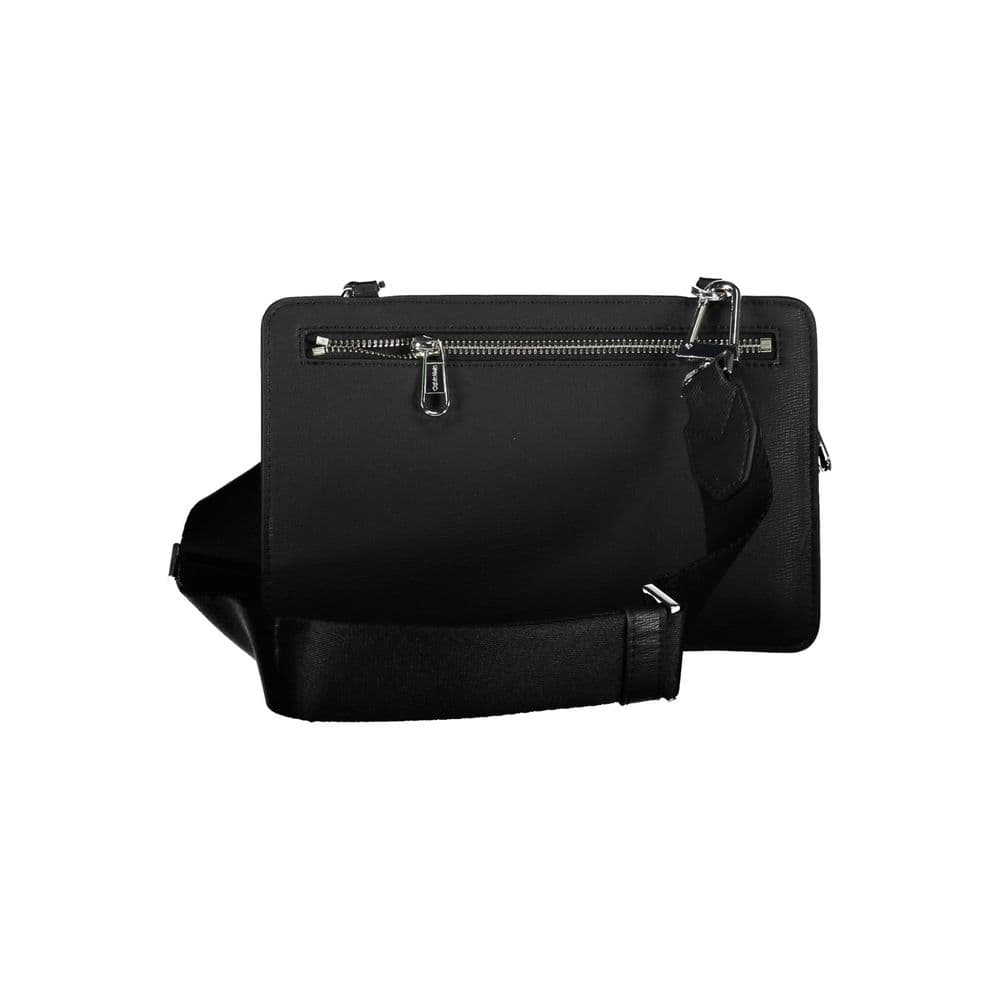 Calvin Klein Black Polyester Men's Shoulder Bag - 2