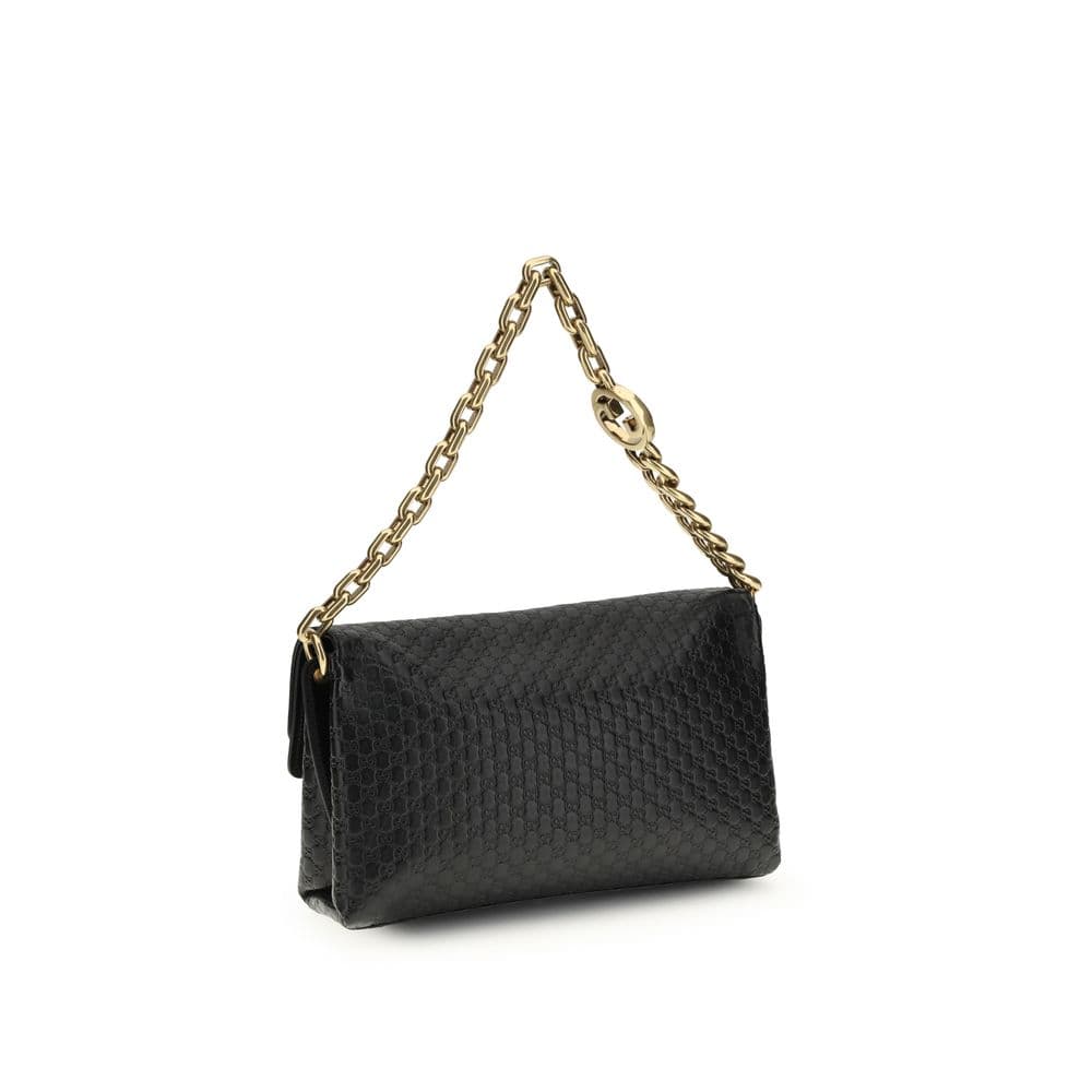 Gucci Black Calf Leather Bos Taurus Shoulder Bag - 3