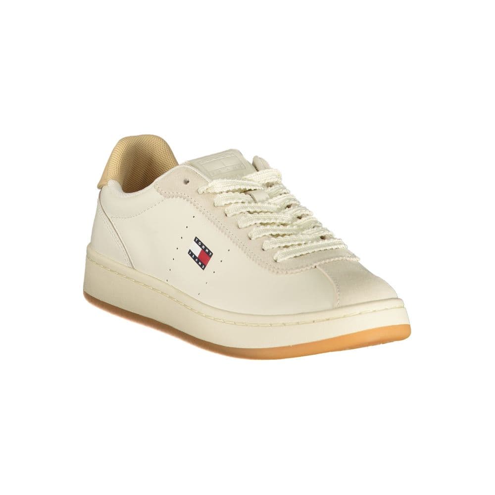 Tommy Hilfiger Beige Polyurethane Womens Sneaker - 2