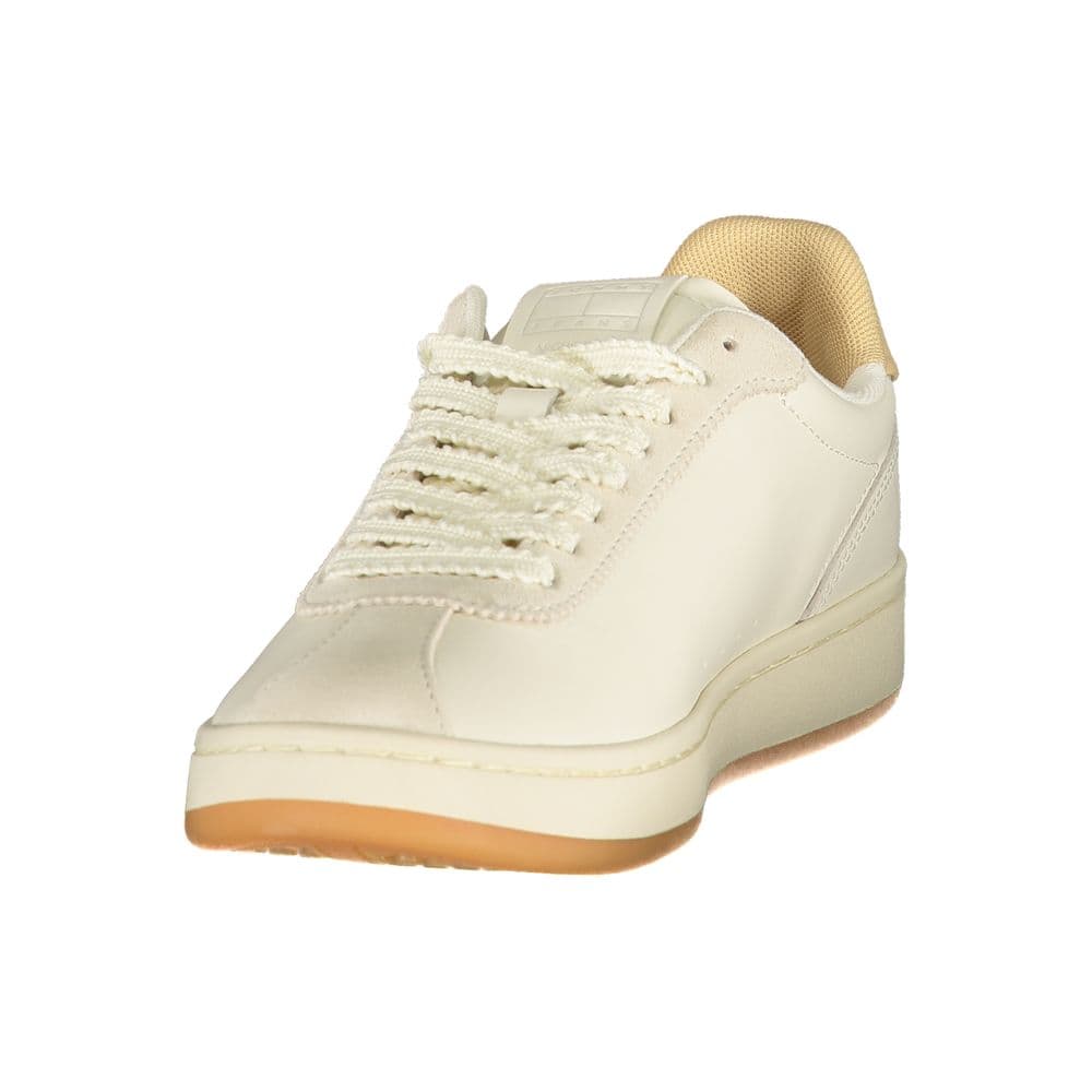 Tommy Hilfiger Beige Polyurethane Womens Sneaker - 3