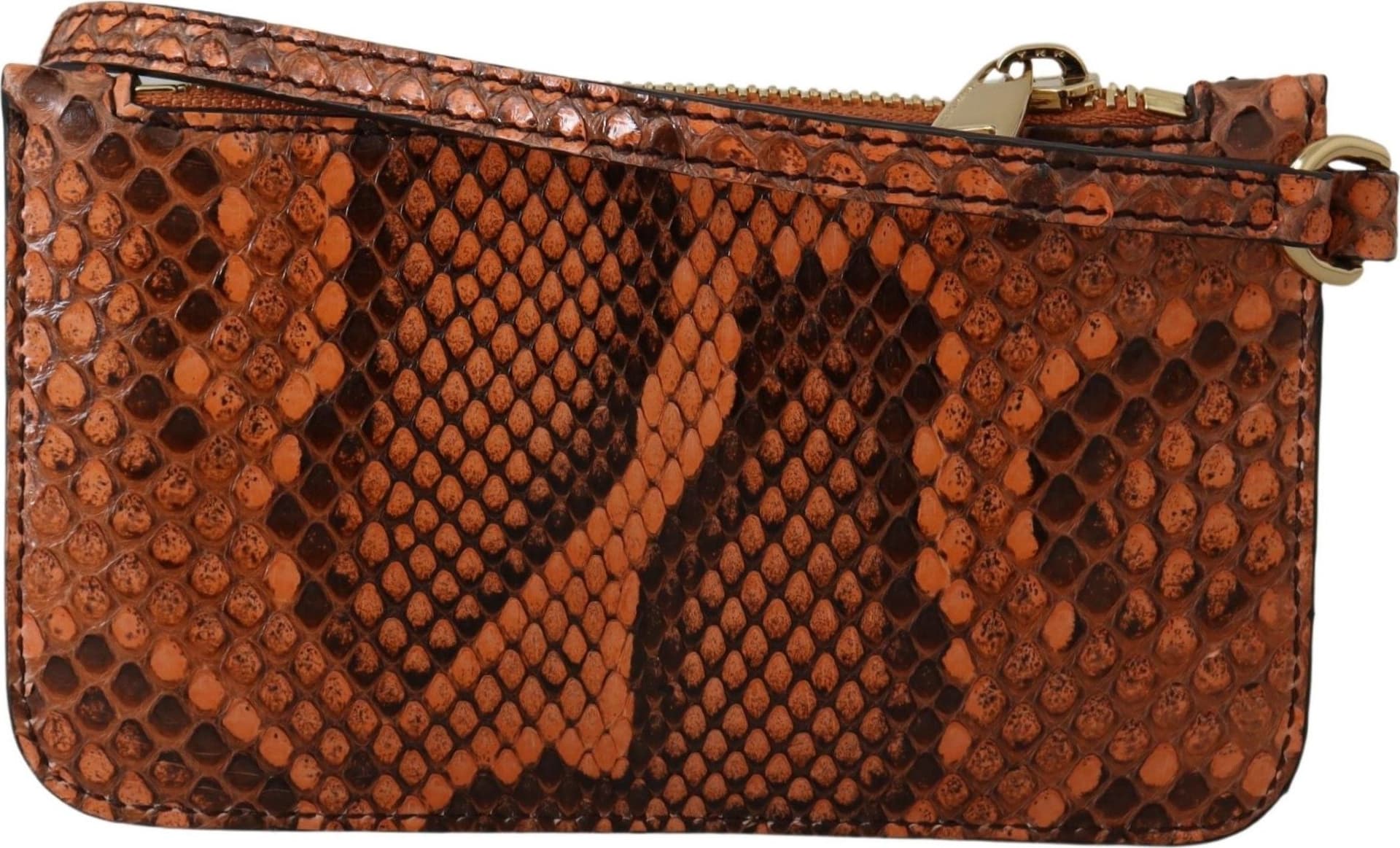 Dolce & Gabbana Brown Leather Coin Purse Wristlet Mirror AGNESE Wallet - 3
