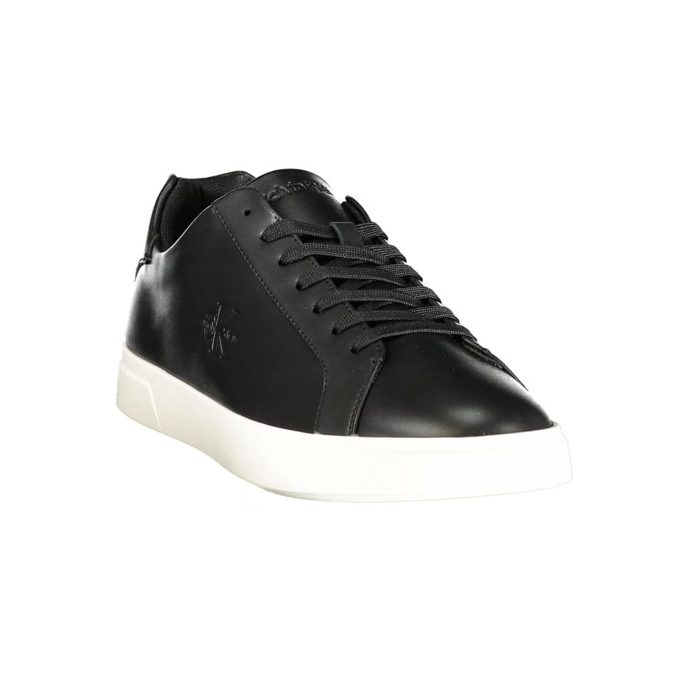 Calvin Klein Black Polyurethane Men Sneaker - 2