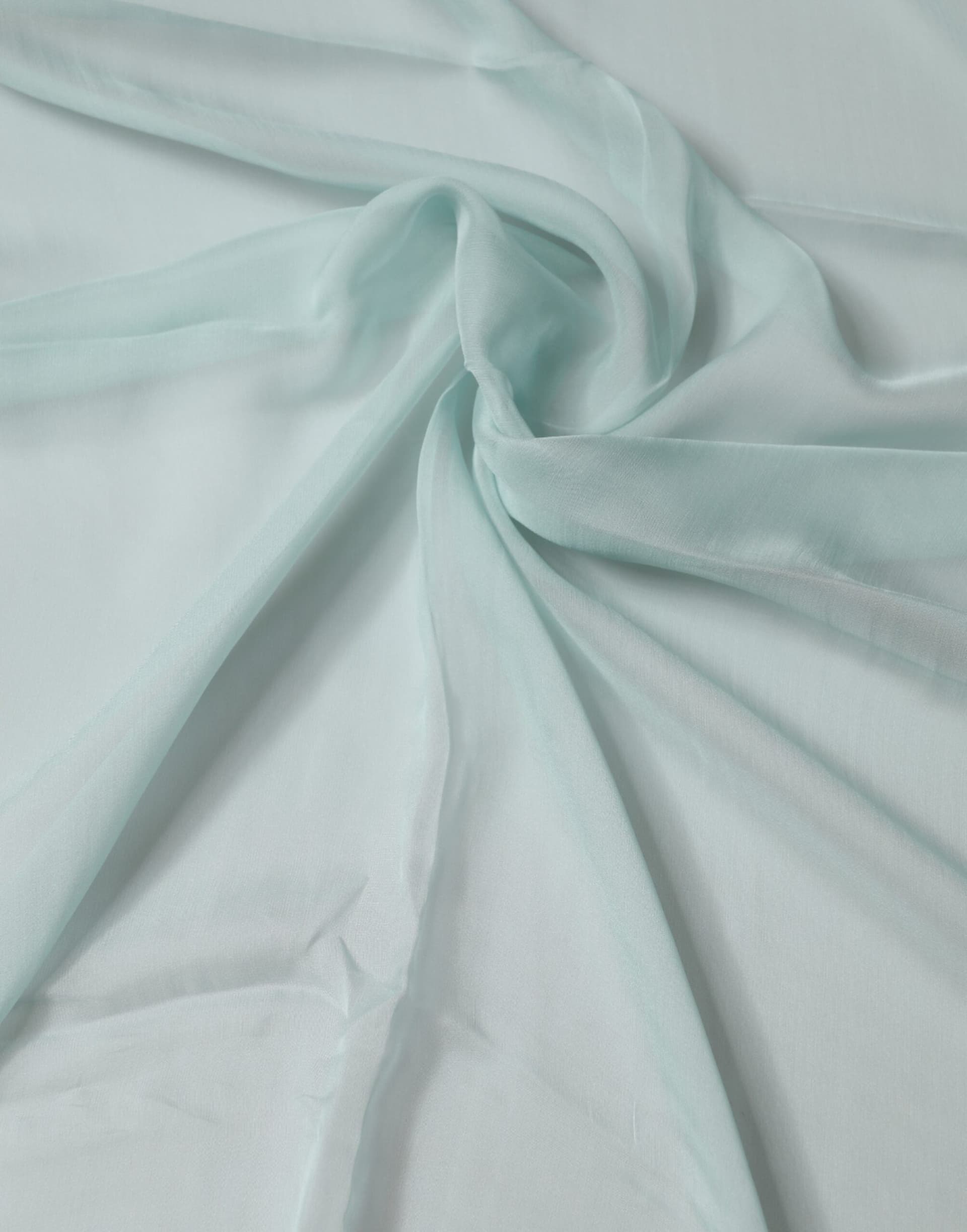 Dolce & Gabbana Light Teal Silk Stole Neck Wrap Shawl  Scarf - 3