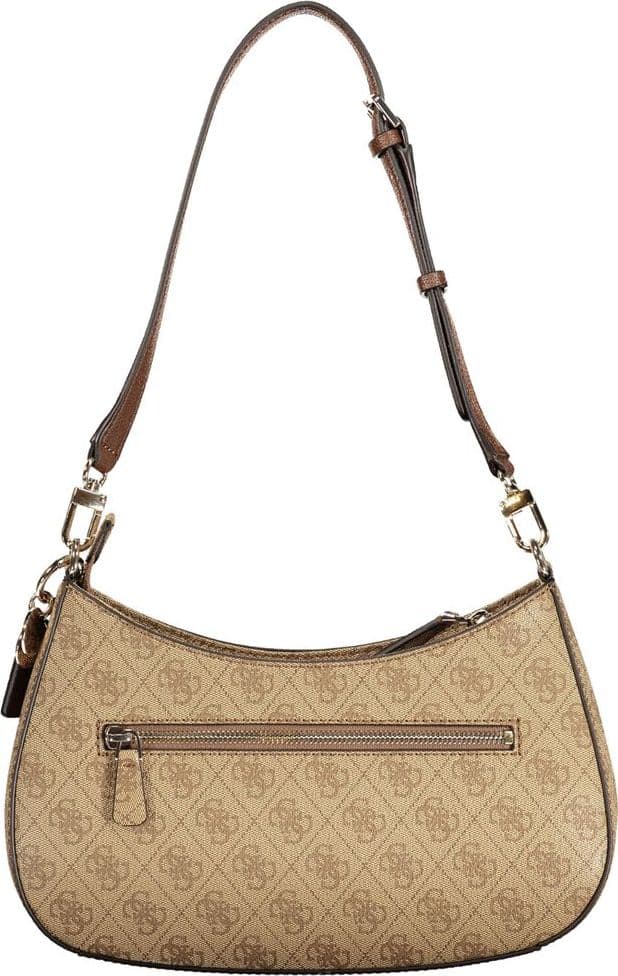 Guess Jeans Beige Polyurethane Women Handbag - 2