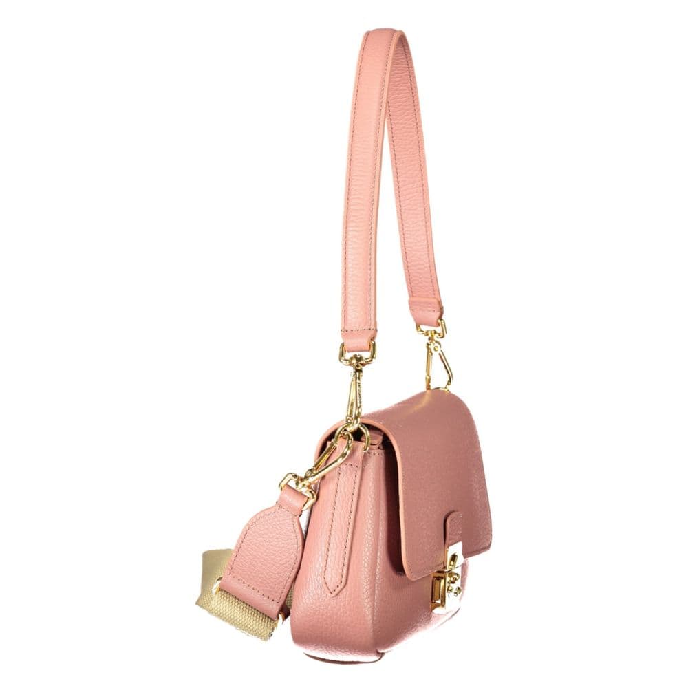 Coccinelle Pink Leather Handbag - 3