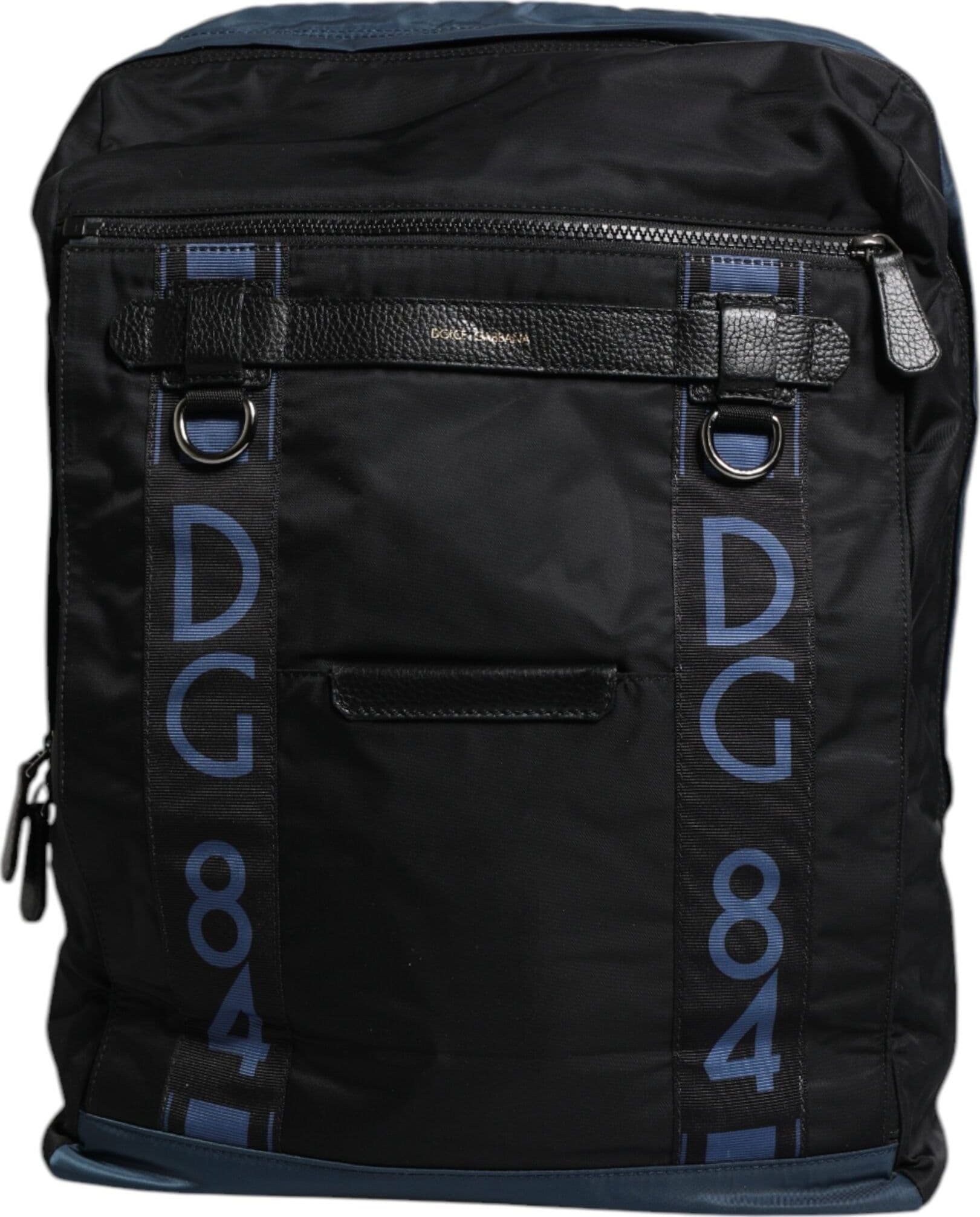 Dolce & Gabbana Black Nylon DG Logo School Backpack Bag - 2