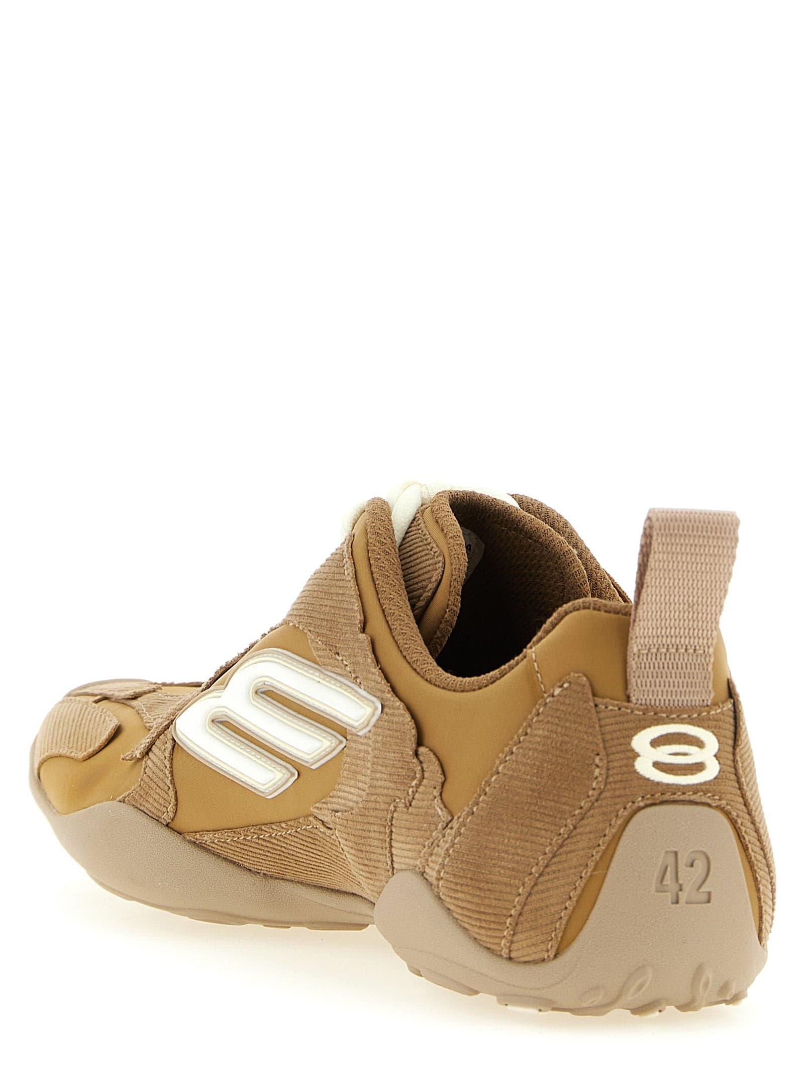 Balenciaga Beige Polyester Athletic Sneakers - 3