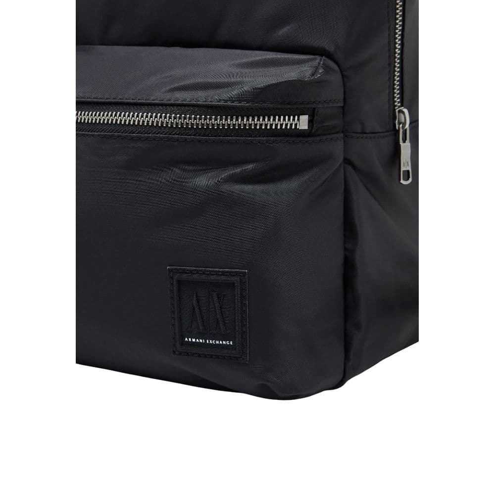 Armani Exchange Black Polyamide Backpack - 4