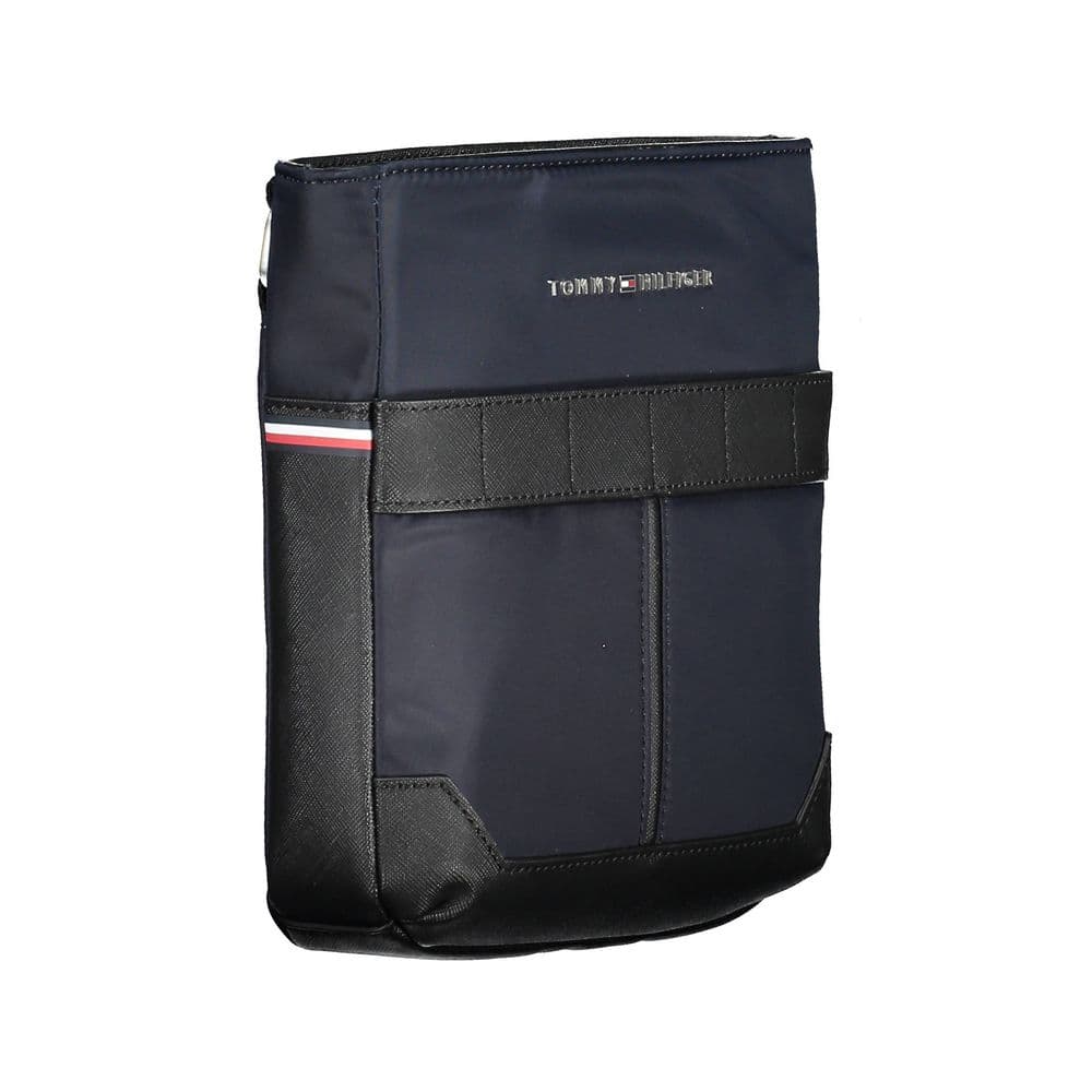 Tommy Hilfiger Blue Polyurethane Men's Shoulder Bag - 3