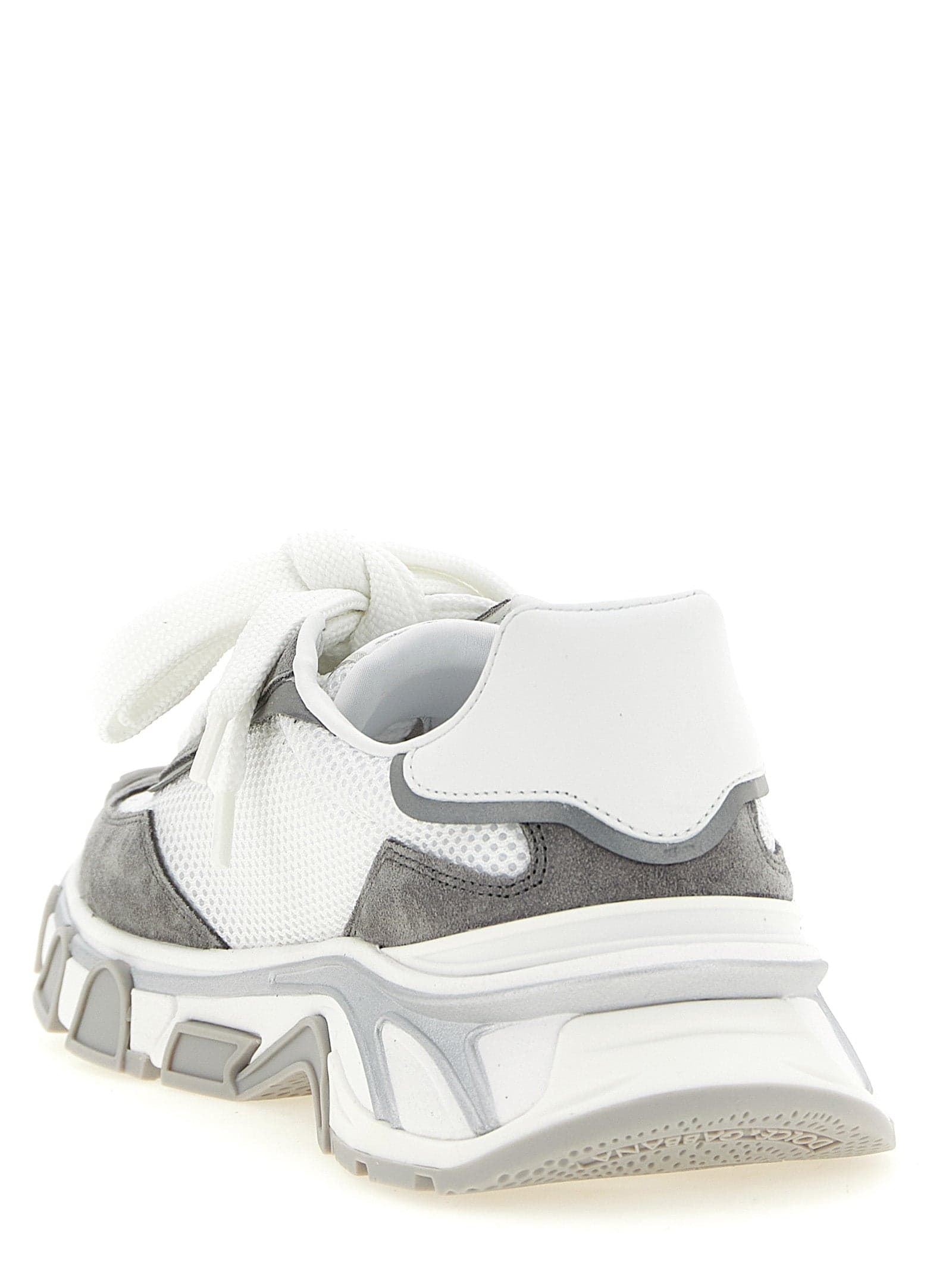 Dolce & Gabbana Gray Polyester Athletic Sneakers - 3