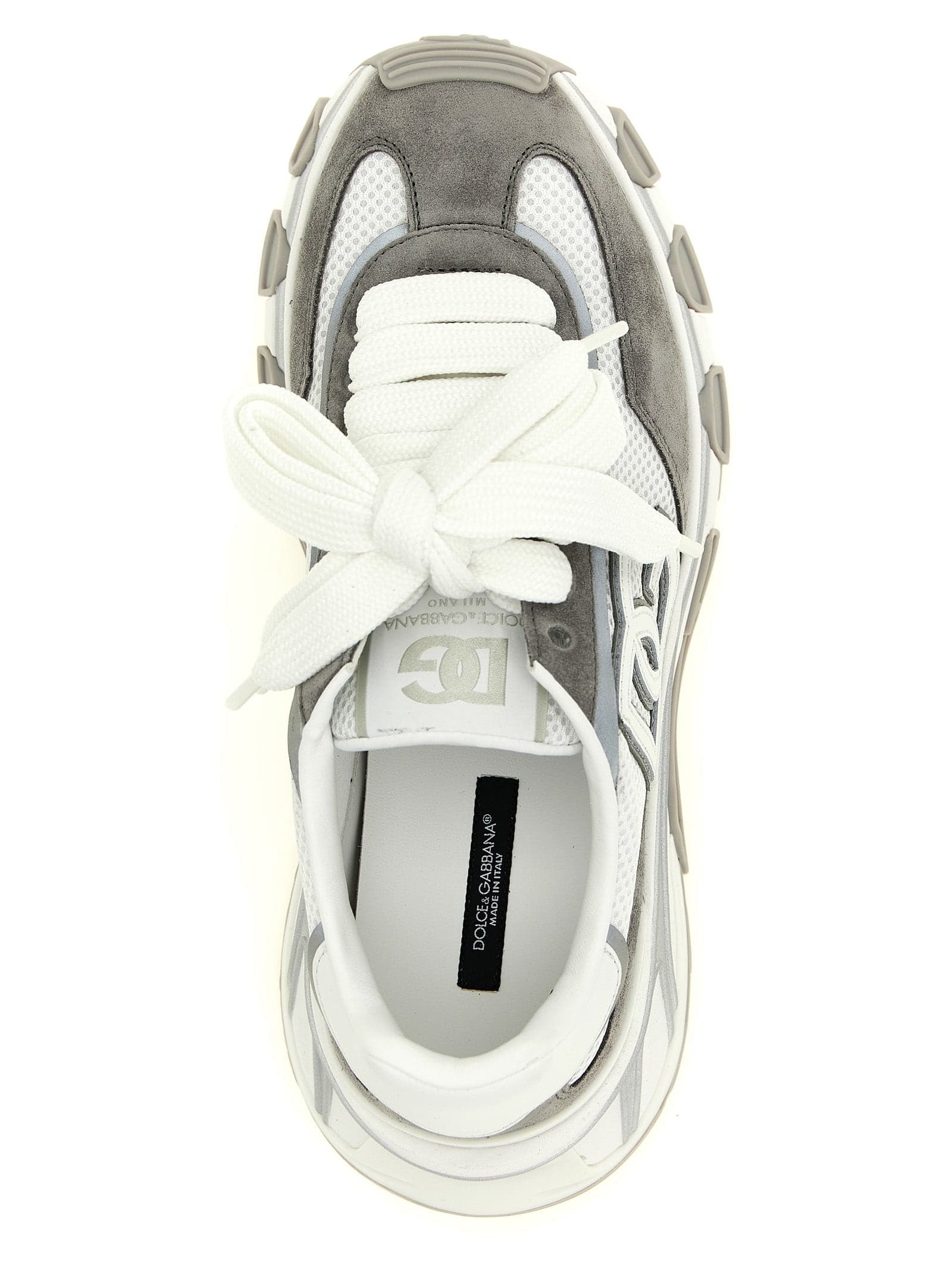Dolce & Gabbana Gray Polyester Athletic Sneakers - 4