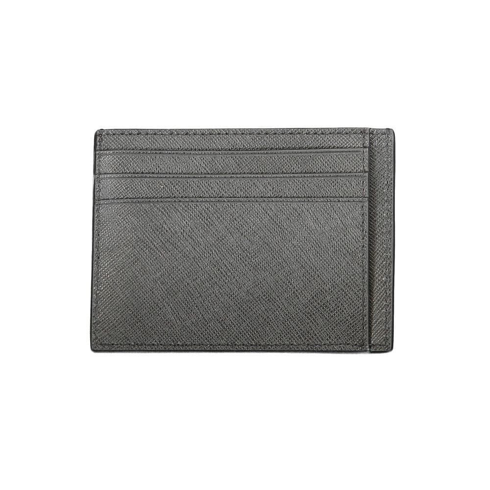 Calvin Klein Black Leather Mens Wallet Holder - 2
