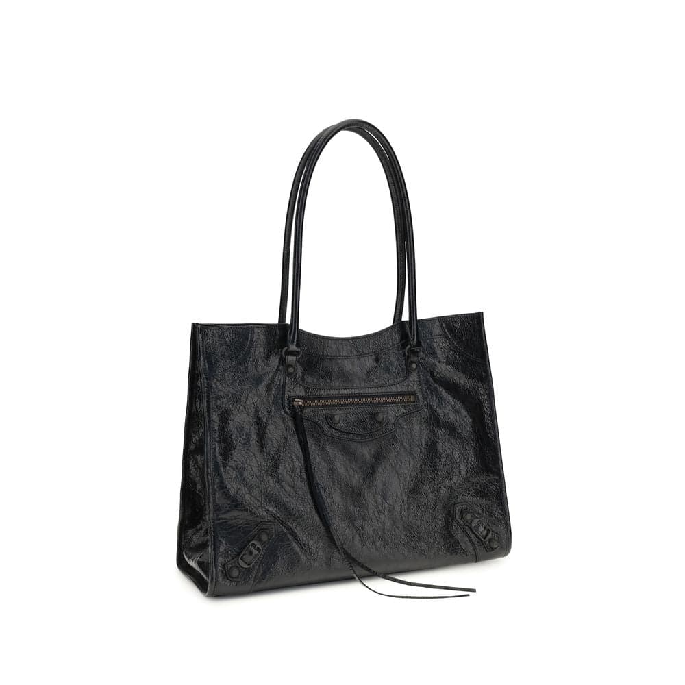 Balenciaga Black Lamb Ovis Aries Aries Shoulder Bag - 2