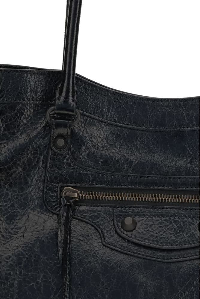 Balenciaga Black Lamb Ovis Aries Aries Shoulder Bag - 4