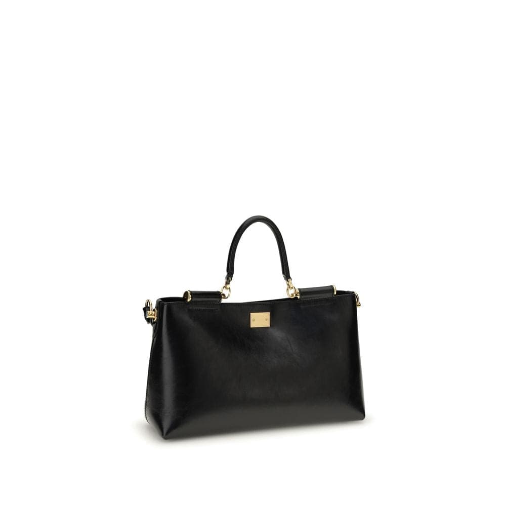 Dolce & Gabbana Black Calf Leather Bos Taurus Shoulder Bag - 3