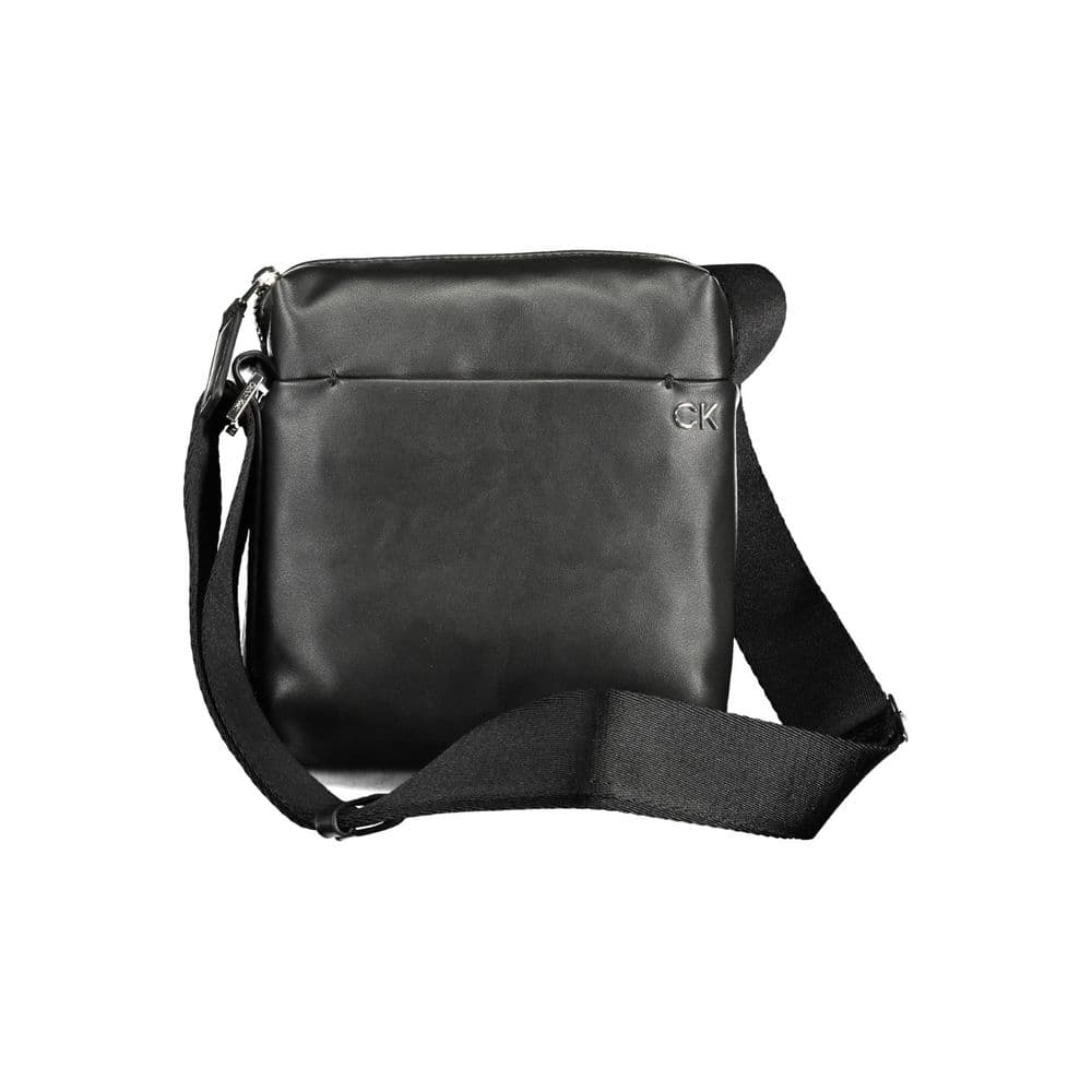 Calvin Klein Nero Polyester Men's Shoulder Bag - 2