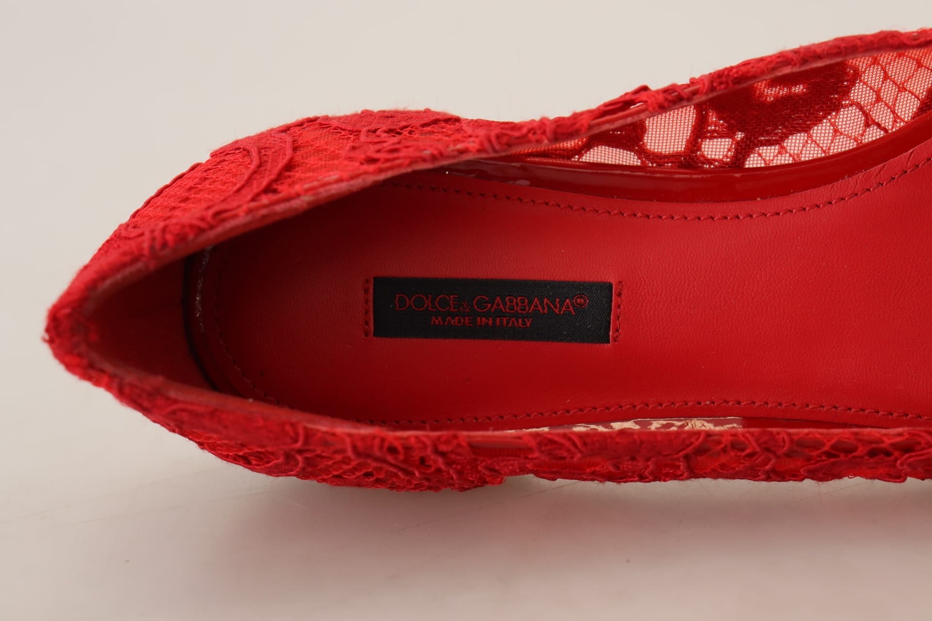 Dolce & Gabbana Red Taormina Crystals Loafers Flats Shoes - 7