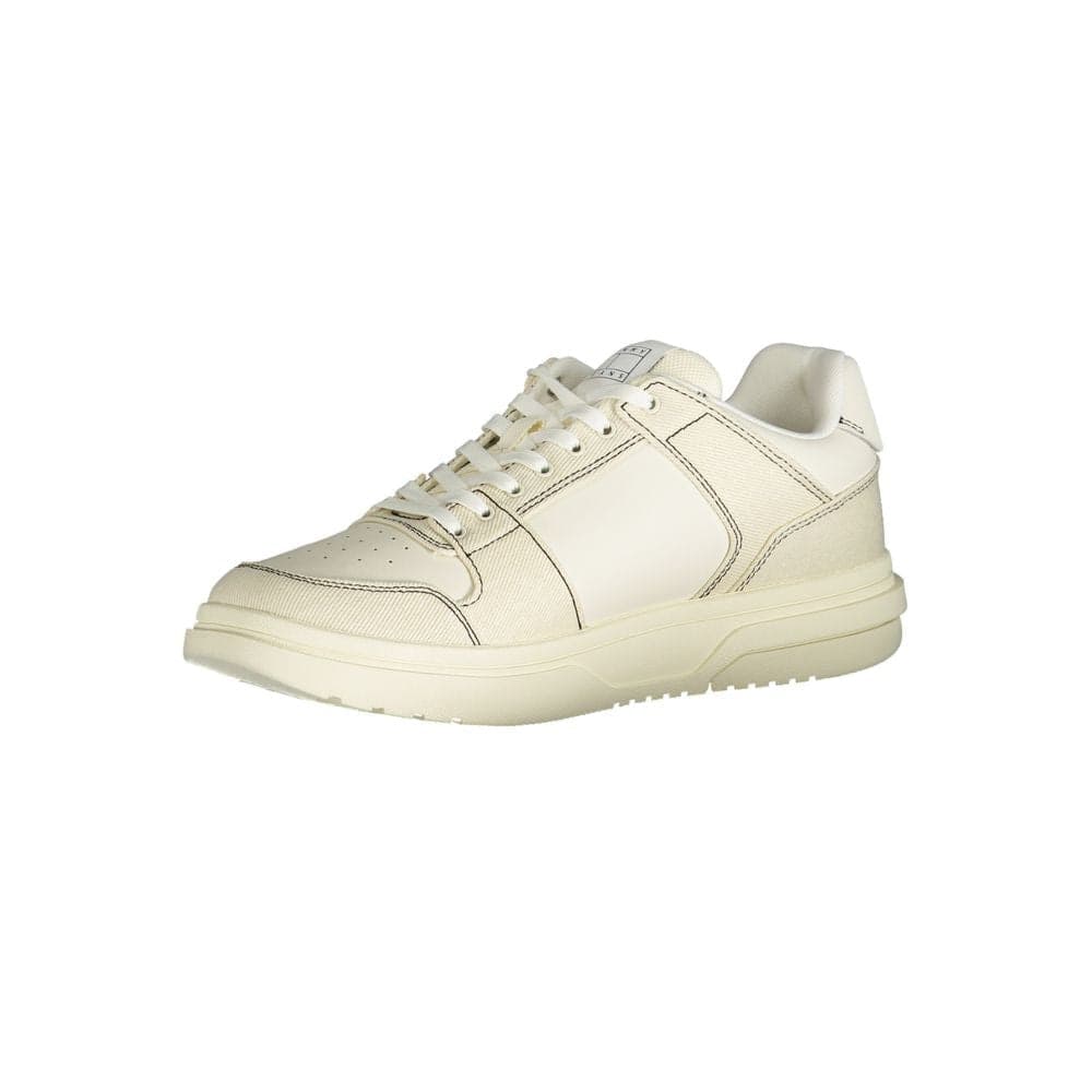 Tommy Hilfiger White Polyurethane Men Sneaker - 3