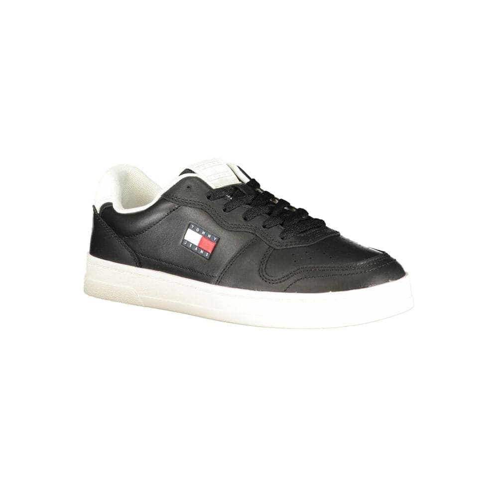 Tommy Hilfiger Black Polyurethane Women Sneaker - 2