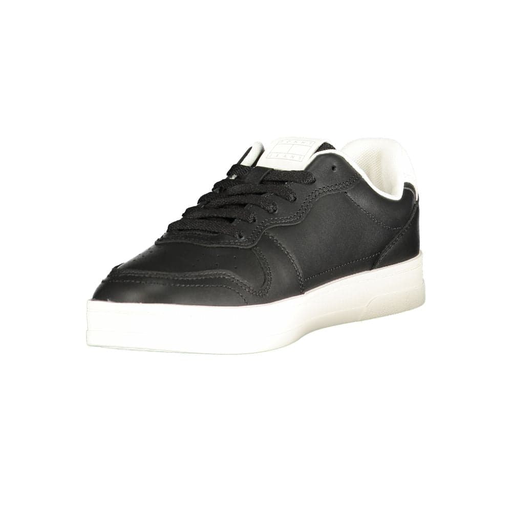 Tommy Hilfiger Black Polyurethane Women Sneaker - 3