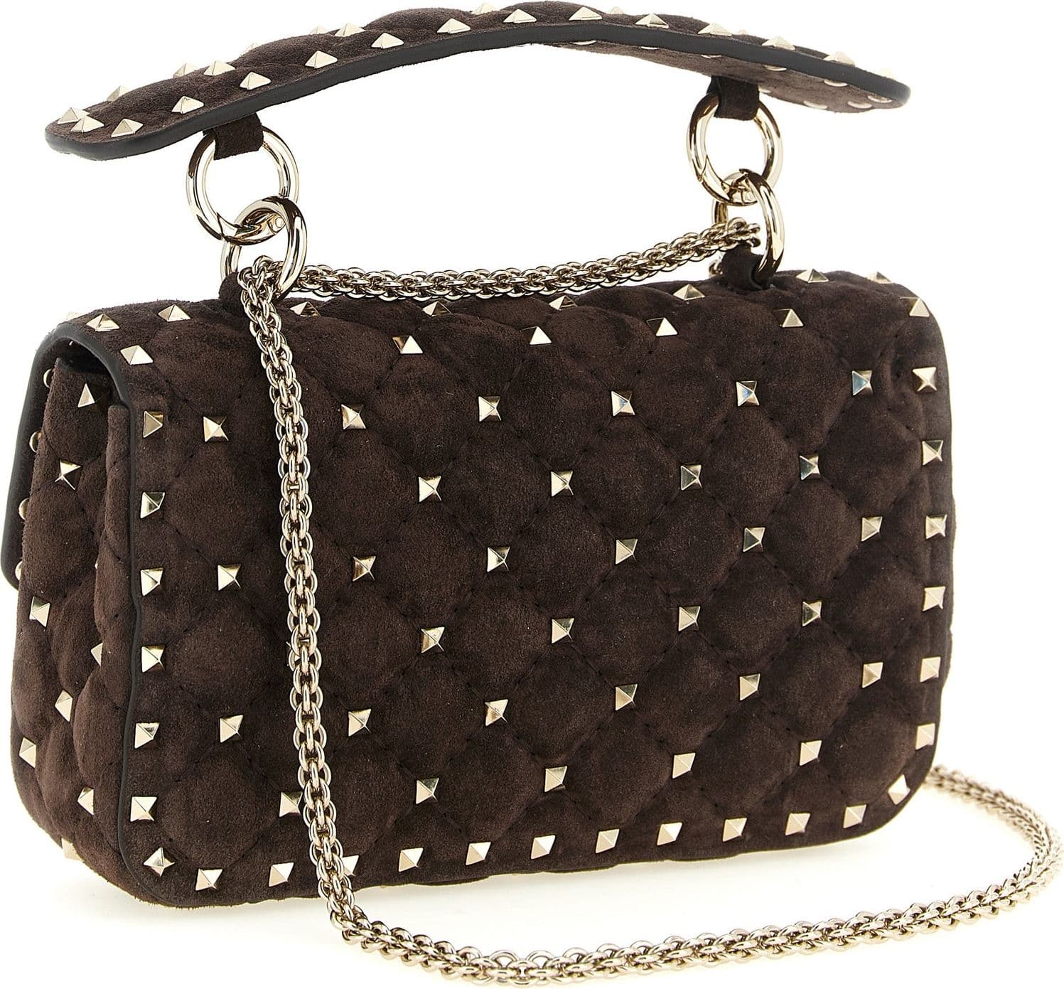 Valentino Garavani Brown Calfskin Shoulder Bag - 2