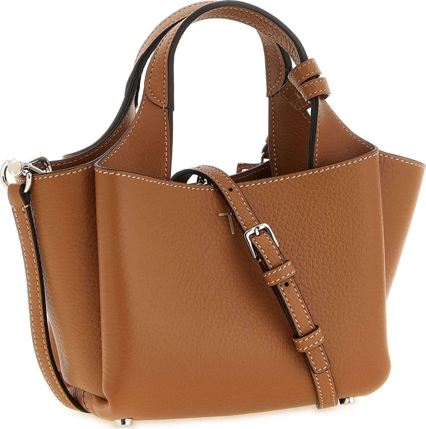 Tod's Brown Calfskin Handbag - 2