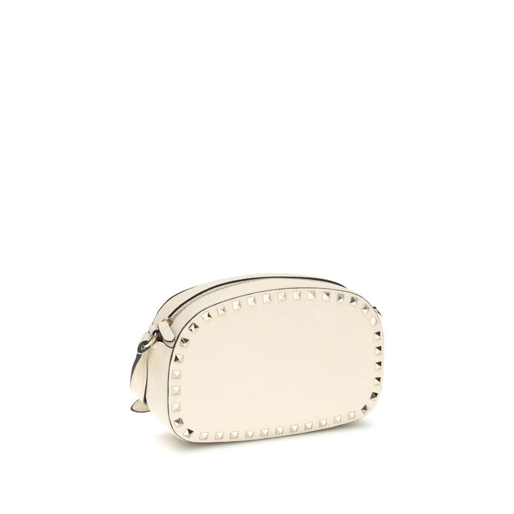 Valentino Garavani Beige Calf Leather Bos Taurus Shoulder Bag - 2