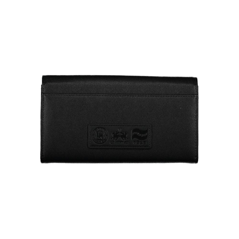La Martina Black Polyethylene Women Wallet - 2