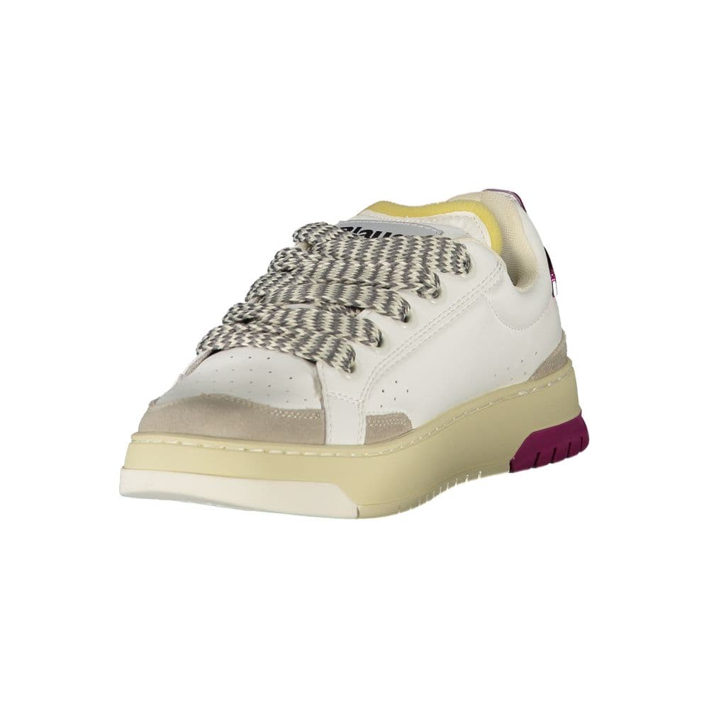 Blauer White Polyurethane Women Sneaker - 3