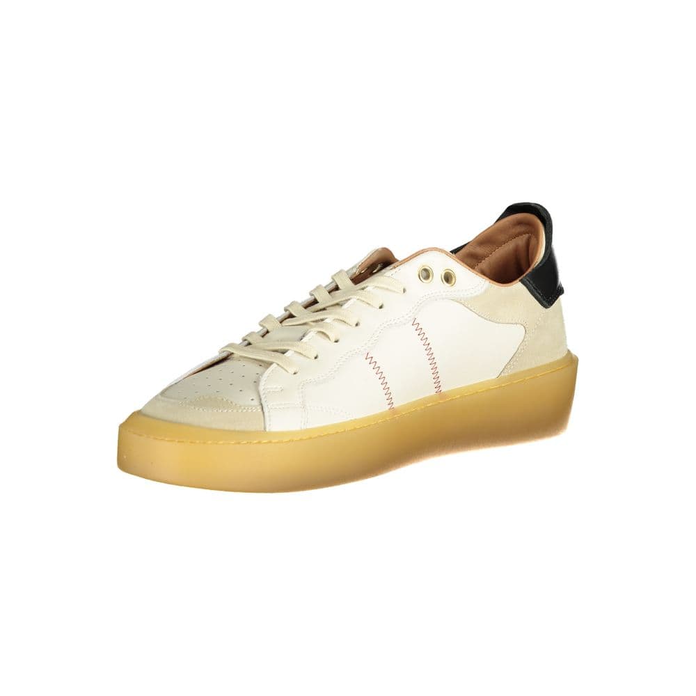 Blauer White Leather Men Sneaker - 3